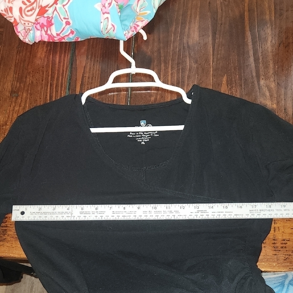 Kuhl Black Sheath Long Sleeve VNeck Dress XL - Picture 5 of 5